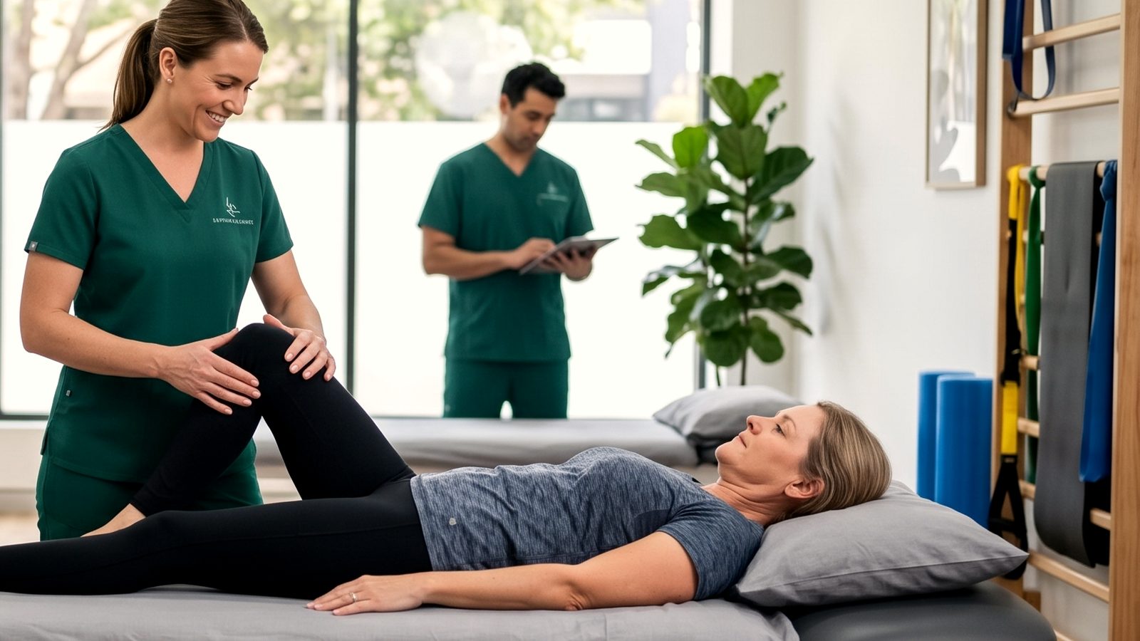 Sala de atendimento de fisioterapia